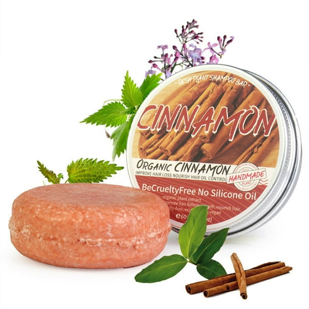 Barra de champú sólida, hecha con ingredientes es y orgánicos, libre de cicatrices y Vegan, todo tipo de cabello, barra de 60g - Yinane barras de champú para el cabello