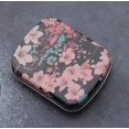 thumbnail image 3 of Ruwado 4 Pcs Small Storage Box Metal Cute Rectangle Empty Hinged Tins with Lid Organizers Containers for Earring Crafting Jewely Pills Home Hooks Small Items (Flower), 3 of 6