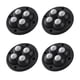 thumbnail image 1 of 4 ruedas giratorias autoadhesivas de 360 ​​grados para muebles, armarios y dormitorios, universales. Negro, 1 of 9