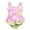 Hibiscus Garden, variant on UPF 50+ Stella Infant Ruffle Swimsuit (Recycled)