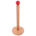 thumbnail image 4 of Organizador de accesorios para el cabello de madera maciza: soporte de escritorio para coleteros, soporte para guardar bandas para el cabello y soporte para coleteros., 4 of 5