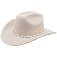 thumbnail image 4 of Western Sun Hat for Travel Sparkling Rhinestone Wide Brim Cowboy Hat Classic Outdoor Styling, 4 of 5