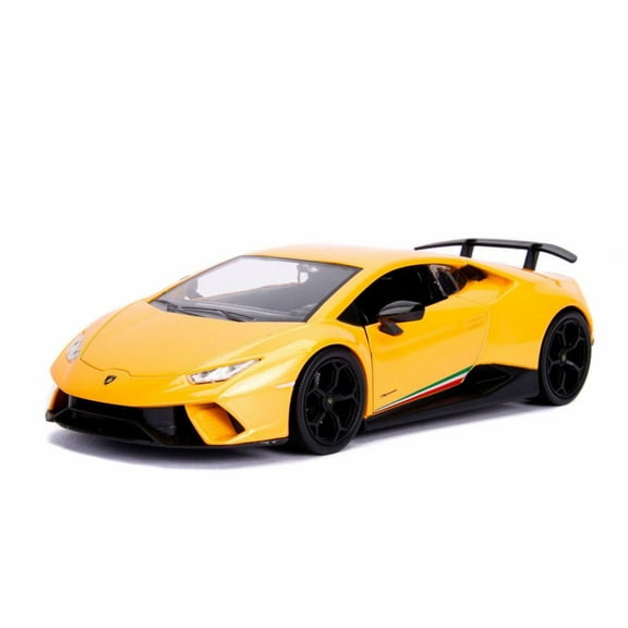 2017 Lamborghini Huracan Performante Hard Top, Yellow - Jada 99996DP1 - 1/24 Scale Diecast Model Toy Car (Brand New but NO BOX)
