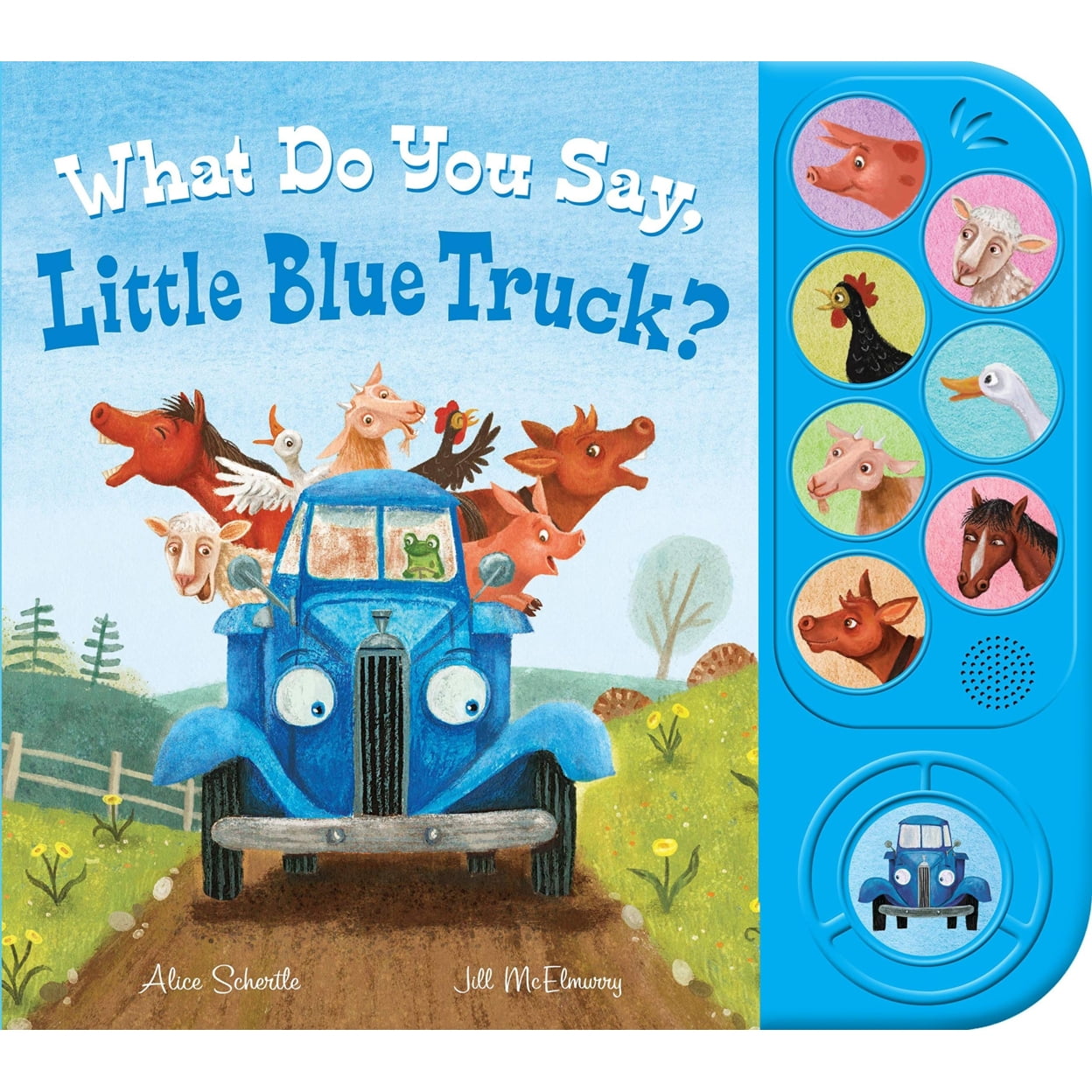 What Do You Say, Little Blue Truck? Sound Book (Paperback)