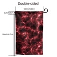 thumbnail image 7 of Wukai Red Line Print Garden Flag 12.5x18 Inch Double Sided Sun-resistant Rain-resistant, Wrinkle-resistant Colorfast(Only Flag), 7 of 7