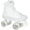 White, variant on Lenexa MVP 2.0 Roller Skates for Kids and Adults | Roller Skate Shoes for Men and Women | Outdoor High-Top Sneaker Roller Shoes | Full Lace Up Ankle Support | Various Sizes and Colors