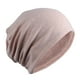 thumbnail image 4 of Gorro holgado de algodón con diseño de calavera, liso, elástico, para quimioterapia, para mujeres y hombres. Caqui, 4 of 6