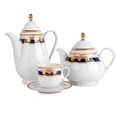 thumbnail image 5 of Kitchen Teapot with Lid 40.58 fl oz (1200 ml) Marie Antoinette Porcelain Tea Pot Tea Brewer for Tea Coffee Serving Pot for Loose Tea, 5 of 9