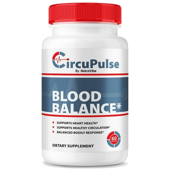 CircuPulse – Original Formula with a Clean Blend to Support Healthy Circulation, Natural Energy & Balanced Levels | Just 2 Easy-to-Swallow Circu Pulse Pills (60 Capsules)