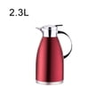 thumbnail image 4 of Cateissary Aislamiento Olla Botella Color sólido Contenedor de agua Café Calor térmico Hervidor Frasco de vacío Contenedores Botellas aisladas Cocina y Comedor Rojo/2.3L, 4 of 6