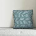 thumbnail image 2 of Creative Products White and Sea Glass Modern Chevron 18x18 Spun Poly Pillow, 2 of 2