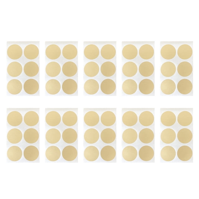 Miangastore 10 Sheets Scratch Coating Stickers Scratch Off Sticker Diy Scratch Off Decals
