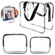 thumbnail image 2 of Pack Neceser Set PVC Transparente Impermeable con Cremallera Adepaton 2035583-1, 2 of 5