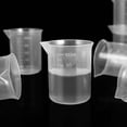 thumbnail image 3 of KAKOWELY plastic measuring cups 10pcs Plastic Measuring Cup Laboratory Graduated Measuring Cup Liquid Measure Cup2.76"X2.2"X2.2", 3 of 4