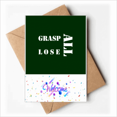 thumbnail image 1 of Grasp All Lose All Art Deco Fashion Welcome Back Greeting Cards Envelopes Blank, 1 of 3