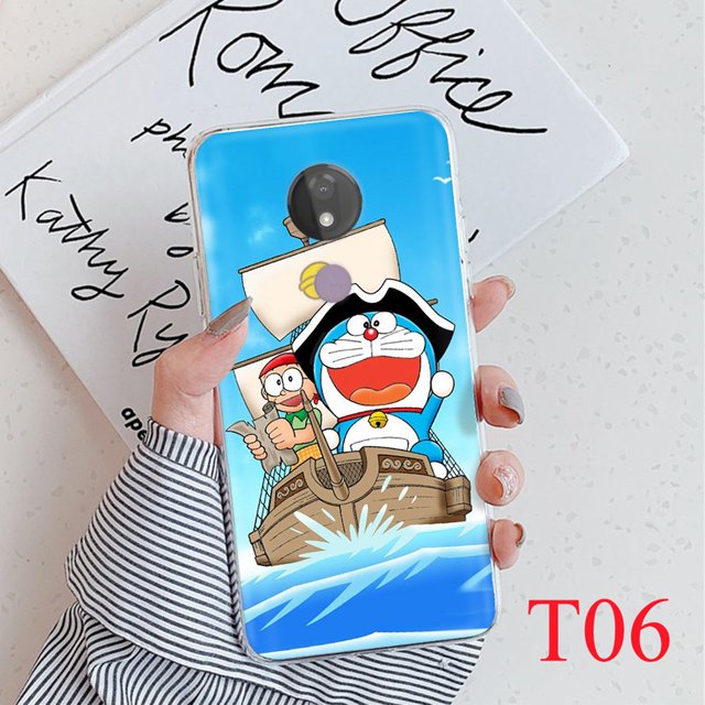 TT75 Doraemon Funda Transparente Suave Para Motorola G5 G5S G6 Plus G7 PLAY Moto
