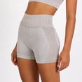 thumbnail image 4 of xfsWaSs High Waist Yoga Shorts for Women Workout Gym Shorts Stretchy Lifting Fitness Athletic Short Pants Women's Biker Shorts, 4 of 8