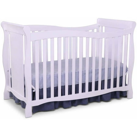 Delta Children Brookside 4-in-1 Convertible Crib, White