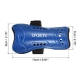 thumbnail image 2 of Unique Bargains Soccer Shin Pads, 2 Pack Breathable PVC Sport Guard for Youth, Blue, 2 of 5