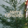 thumbnail image 2 of Gymnture christmas Merry Christmas Wooden Cutout Signs - Rustic Wall Plaque (2pcs), 2 of 11
