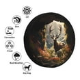 thumbnail image 4 of Logiee Enchanted Deer In Cave Print Spare Tire Cover, Universal Wheel Protectors,Waterproof Dust-Proof UV Sun Wheel Tire Cover,Fit for SUV, RV, Travel Trailer, Truck-17 inch, 4 of 6