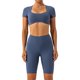 thumbnail image 1 of Gibobby Conjunto de yoga Gym Running Fashion Speed Dry Sports Traje de yoga para mujeres(Azul, L), 1 of 2