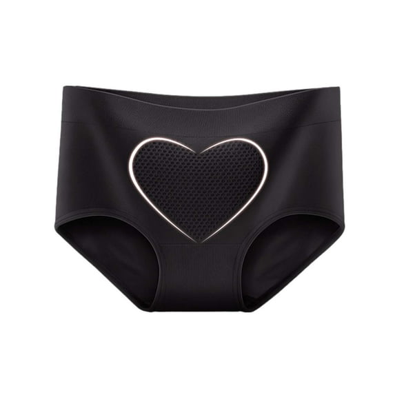 Tdoqot Boyshorts Panties for Women- Slim Fit Cotton linen Womens Underwear Black Size XL