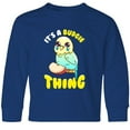 thumbnail image 3 of Inktastic Budgie Parakeet Budgerigar Long Sleeve Youth T-Shirt, 3 of 5