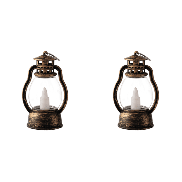 Kuymtek Retro Ambient Night Lights Safe Durable LED Home Decoration Props (A)