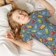 thumbnail image 5 of Balery Fruit Ice Cream Conjunto de Pijama Infantil de Manga Corta con Estampado – Ropa de Dormir de Algodón Suave-Large, 5 of 6