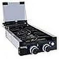 thumbnail image 3 of RecPro RV Built In gas cooktop 2 Burners RV cooktop Stove 6,500 BTU Burners cover Included, 3 of 5