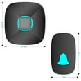 thumbnail image 6 of Doorbell, IP65 Waterproof Wireless Doorbell Chime Kit with 36 Chimes, 4 Level Volume & 1000ft Wireless Range, LED Flash Door Bell for Home & Classroom Black, 6 of 8