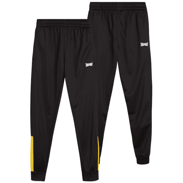 TAPOUT Boys’ Sweatpants – 2 Pack Active Tricot Jogger Pants (Size: 4-16 ...