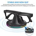 thumbnail image 6 of Charging Stand for Meta Smart Glasses, RGB Storage Dock with USB C Cable, Black, 6 of 10