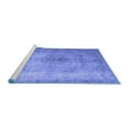 thumbnail image 2 of Ahgly Company Machine Washable Indoor Round Persian Blue Traditional Area Rugs, 8' Round, 2 of 4