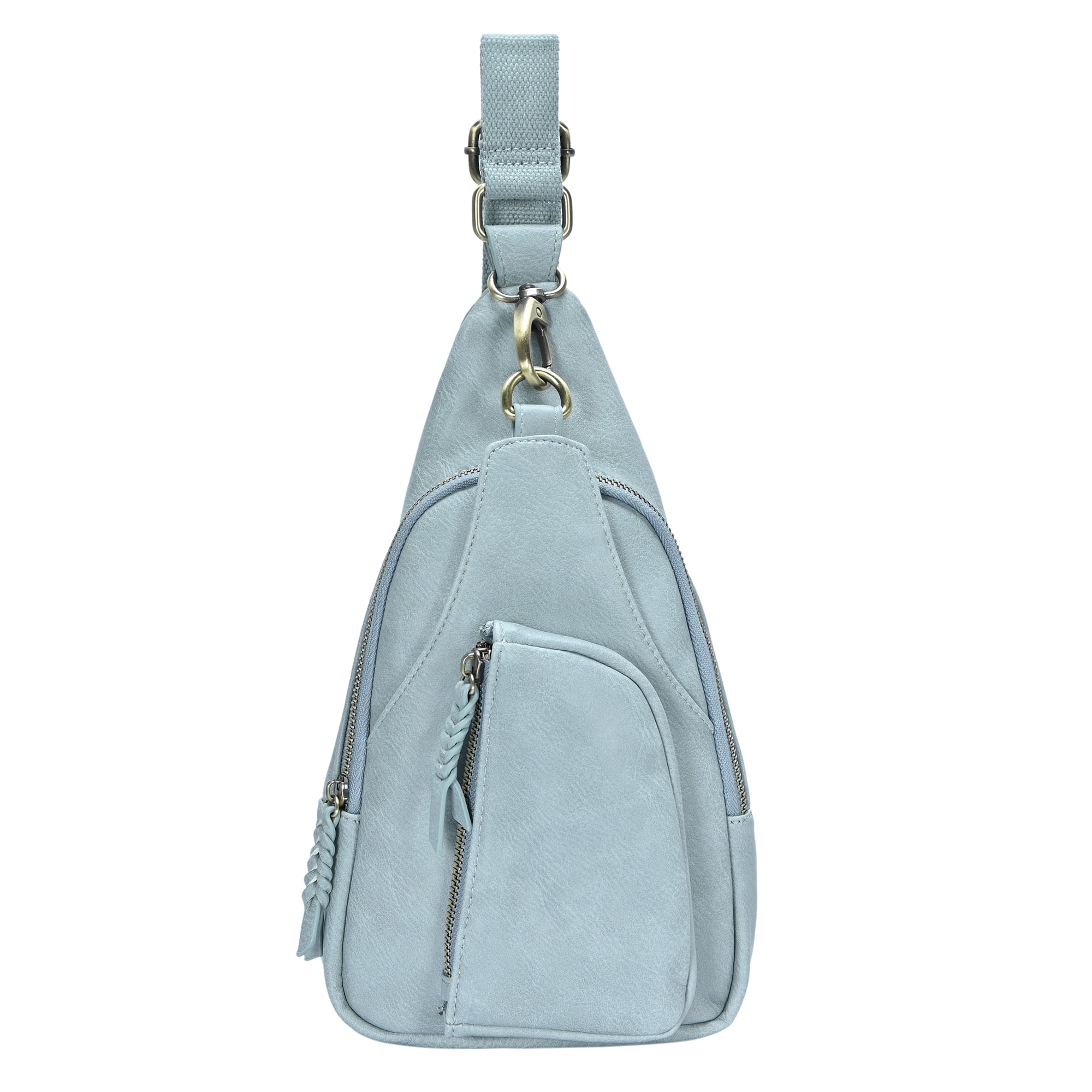 Antik Kraft The Tasha Soft Vegan Leather Crossbody Sling Backpack