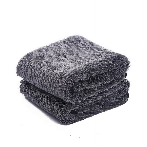 Microfiber Hair Towel, Thickened Microfiber Does Not Lose Hair Absorbent Car Wash Towel Strong Decontamination Multi-Functional Car Towel