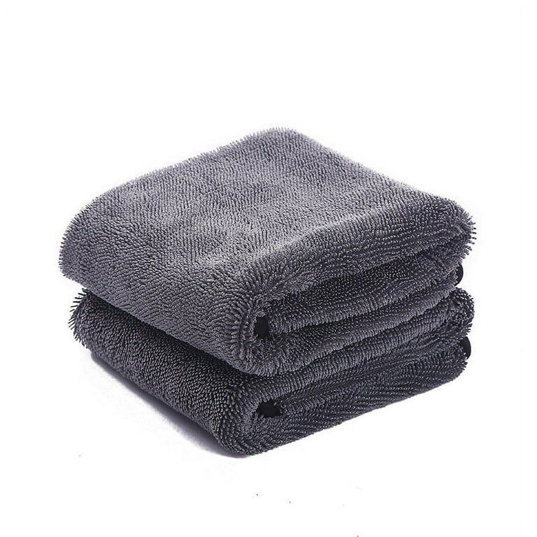 Car wash towel thickened absorbent double sided coral velvet wipe car towel  microfiber car cleaning beauty rag 1pc