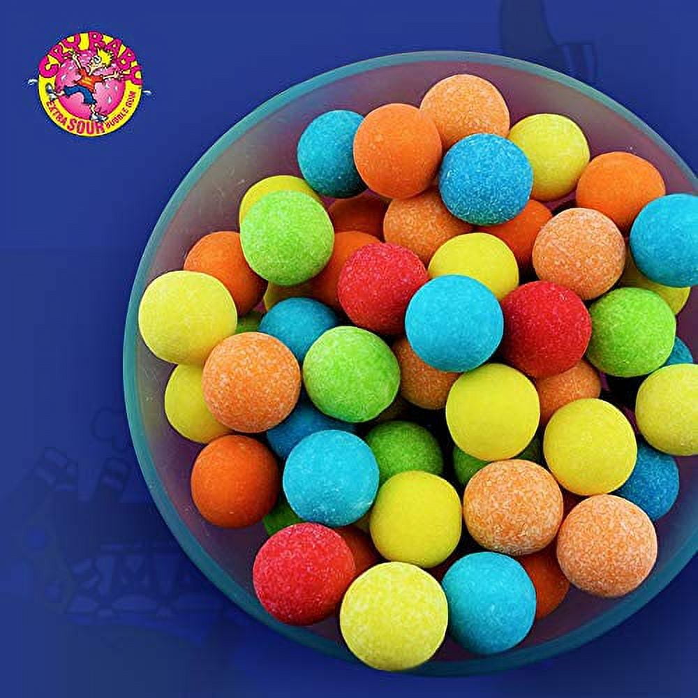 Cry Baby Nitro Sours Extra Sour Bubble Gum - 9-Ball Tube