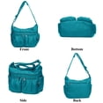 thumbnail image 4 of Bolsos cruzados para mujer VOLGANIK ROCK bolsa de viaje impermeable de nailon Lake Blue Mediano, 4 of 5