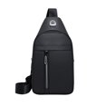 thumbnail image 1 of Bolso bandolera Hiroekza, bandolera pequeña, bandolera de hombro, bandolera de viaje para hombres, mujeres y niños, con orificio para auriculares. Oferta., 1 of 8