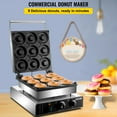 thumbnail image 2 of VEVOR Electric Donut Maker, 9 Holes Commercial Donut Machine, 2000W Electric Doughnut Machine, Double-Sided Heating Commercial Donut Maker, for Home & Commercial Use with Non-stick Teflon Coating, 2 of 9