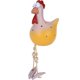 thumbnail image 1 of Pollo colgante con ojos grandes, decoraciones tontas de pollo., 1 of 6