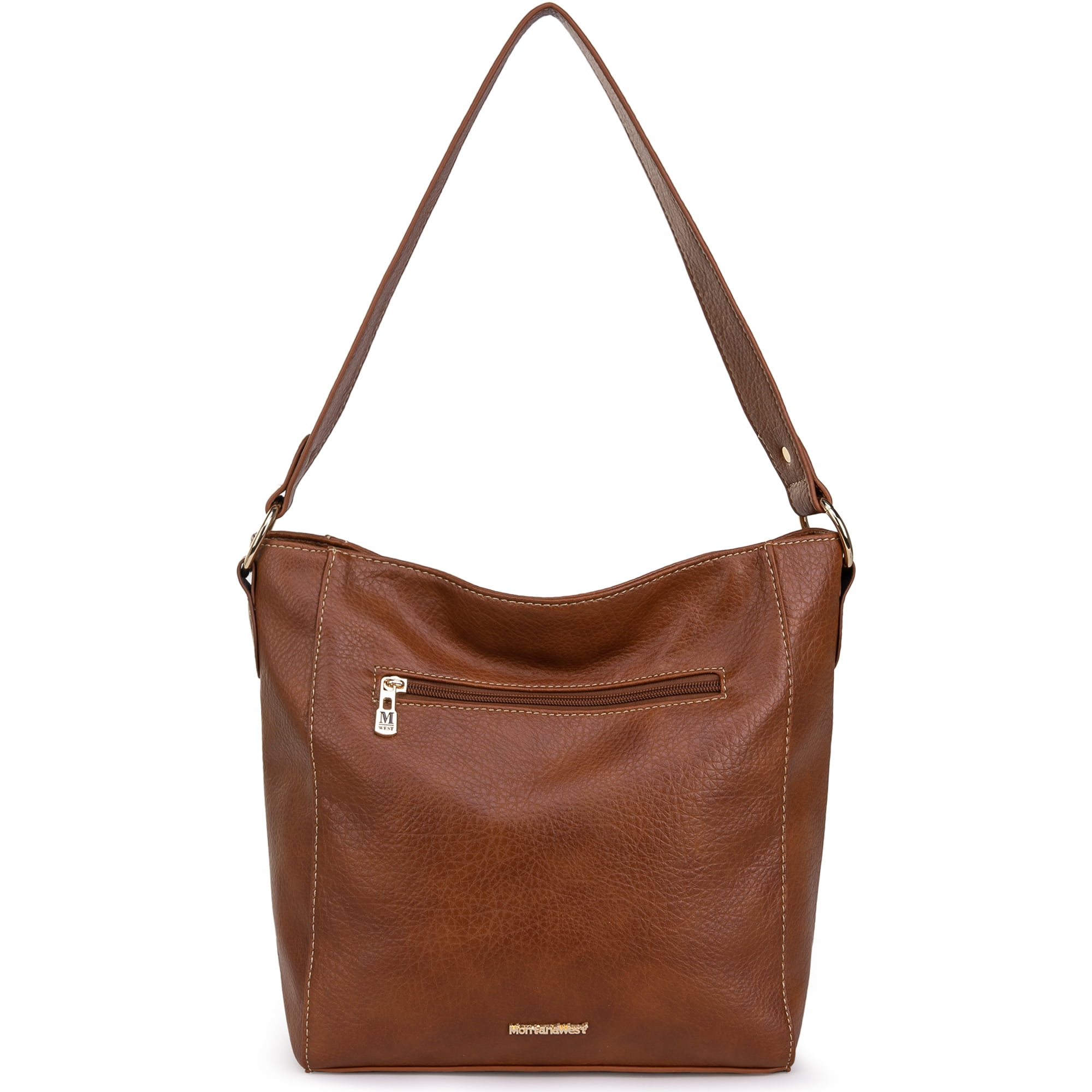 Montana West Hobo Bags for Women Vegan Leather Shoulder Purses and Handbags, Brown