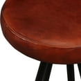thumbnail image 6 of vidaXL Bar Stool Bar Seat Counter Height Island Stool for Pub Real Leather, 6 of 25