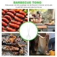 thumbnail image 3 of Pince à Charbon en Acier Inoxydable pour Barbecue Extérieur Pince à Bois Allongée, 3 of 9