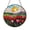 Acrylic 3.5 Inch, variant on Round Tulip Field Sunrise Suncatcher Window Decor, Fresh Floral Spring Art Gift