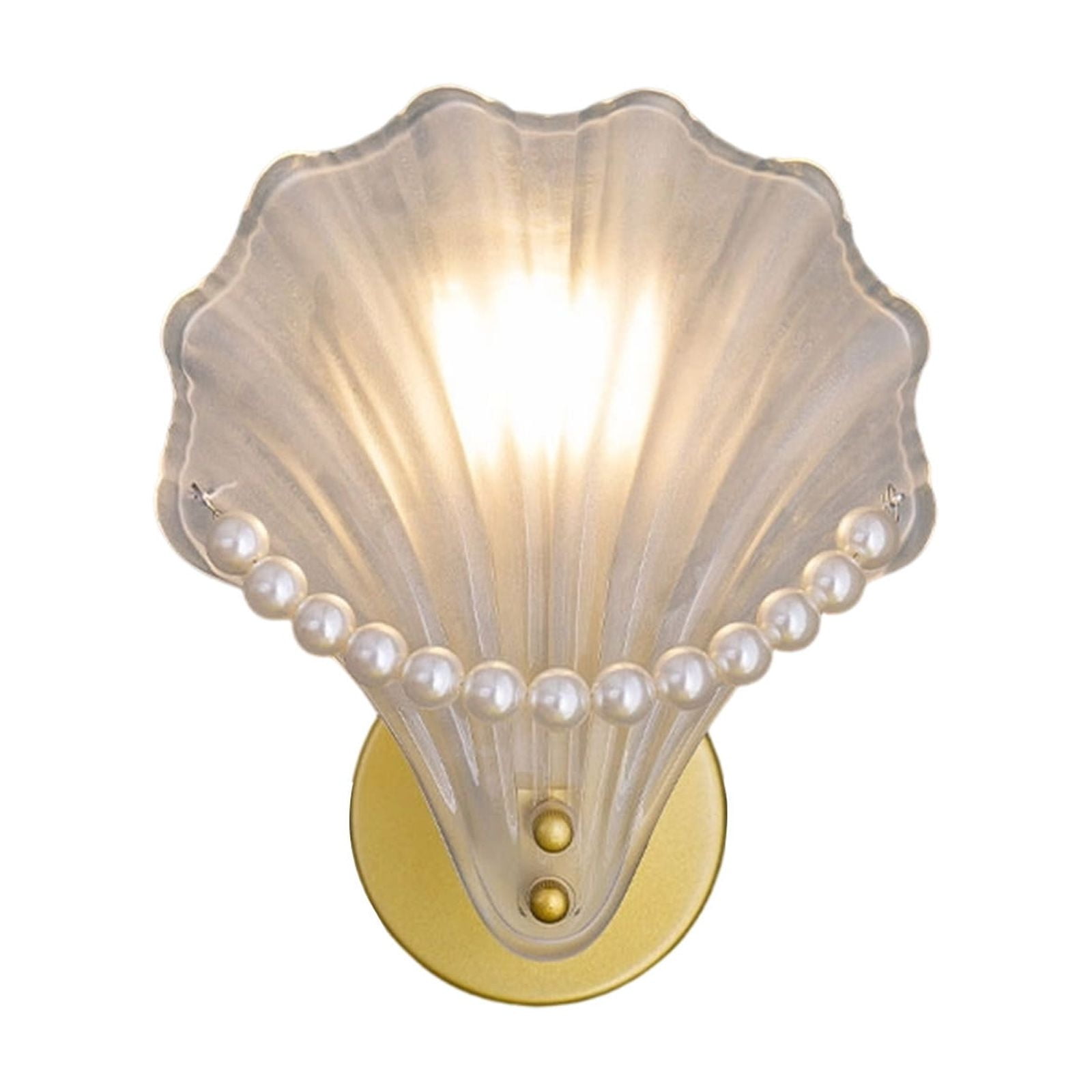 Giunmcul Modern LED Wall Sconce Gold Iron Wall Lamp Warm Light Vanity Mirror Light for Bathroom Corridor Bedroom Living Room Hotel Entry Hardwired 1 Pack 9.1x7.9in