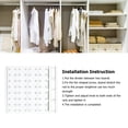 thumbnail image 4 of <p>Expandable Closet Shelf, Expandable Closet Rack Fine Crafted Easy To Install Space Saving  For Kitchen For Scarves For Bookcase For Belts For Wardrobe For Shoes</p>, 4 of 9