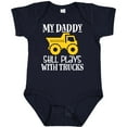 thumbnail image 3 of Inktastic Construction My Daddy Still Plays with Trucks Boys or Girls Baby Bodysuit, 3 of 5